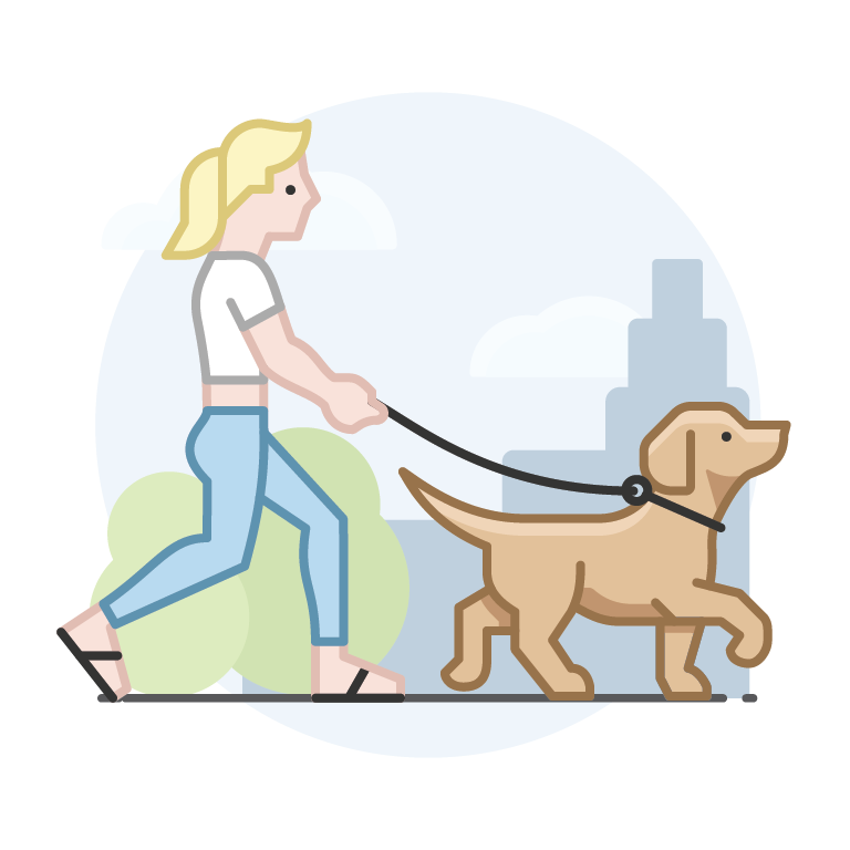 dog-walk-woman