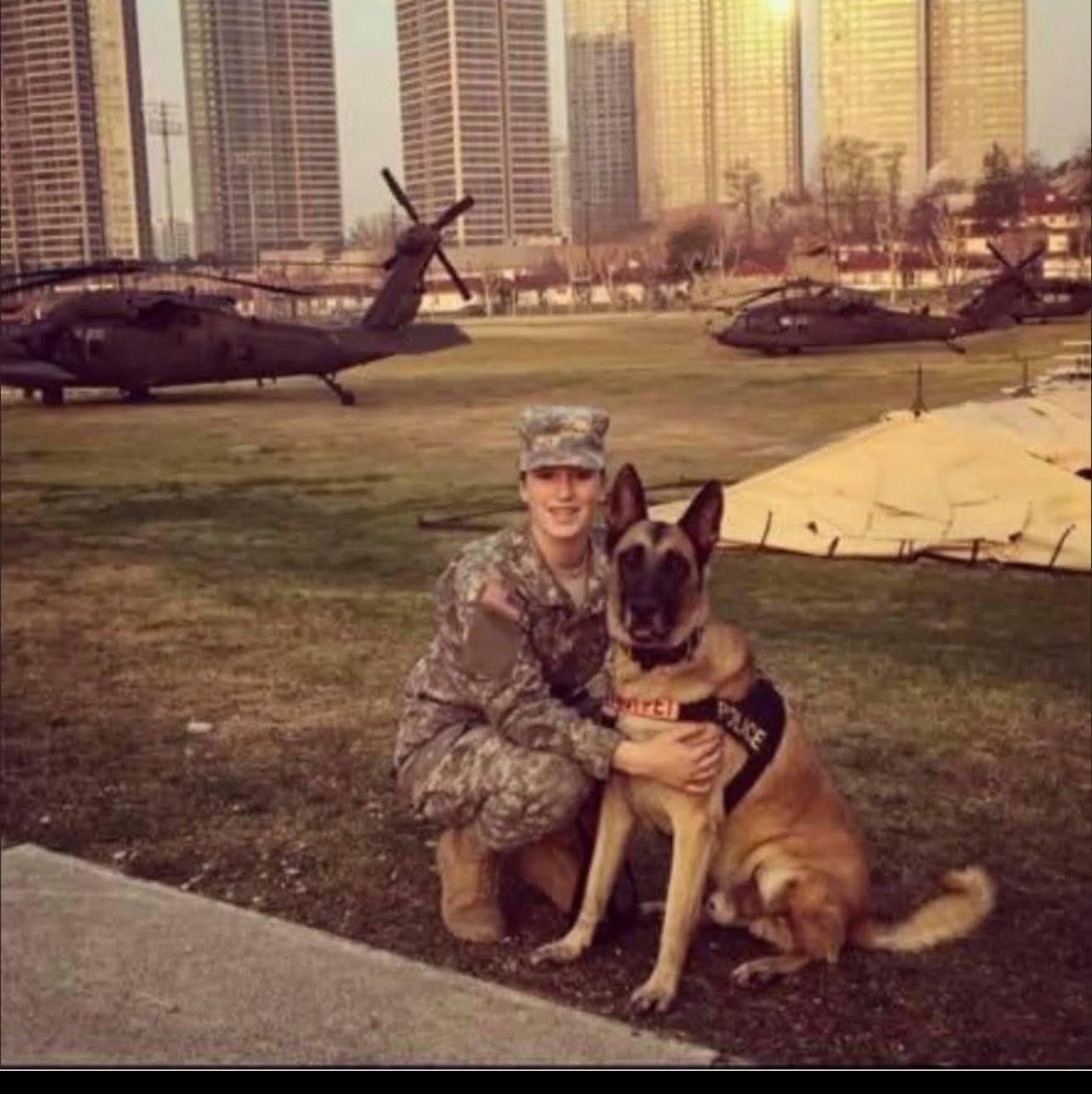Alexandra Nass, U.S. Army Military Working Dog Handler