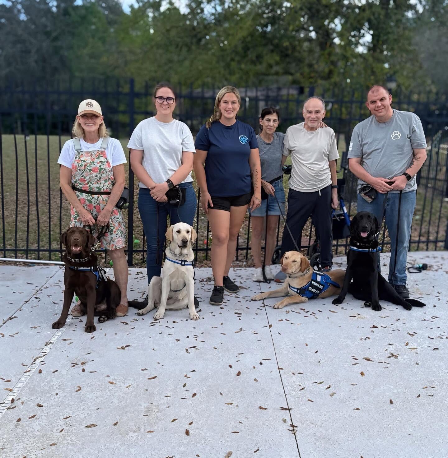 Service dog graduation